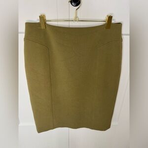 Halogen Olive Pencil Skirt